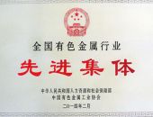 全国有色金属行业先进集体