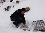 雪中作业