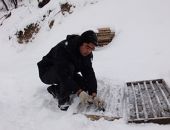 雪中作业